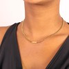 curb chain bar necklace