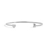Cancer Ribbon Adj. Silver