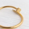 Floral Nail Bangle Side Feat