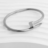 Silver Floral Nail Bangle Displ